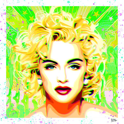 She\'s Madonna - a Digital Art Artowrk by Tetsu